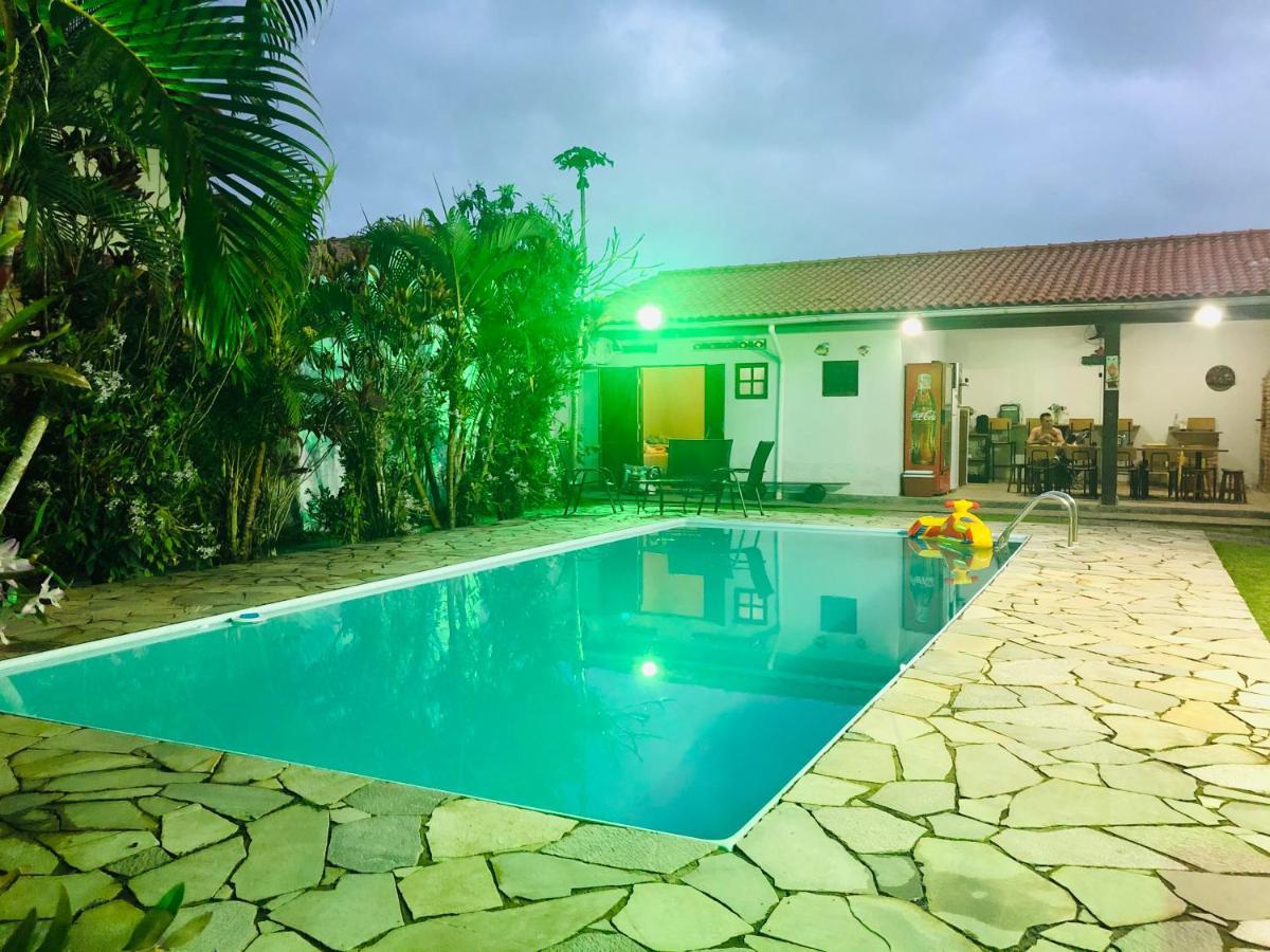 Casa De Praia Estilosa Com Piscina No Condominio-Litoral Norte Bertioga Bagian luar foto