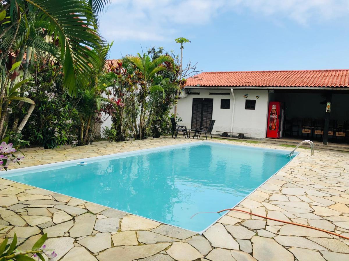 Casa De Praia Estilosa Com Piscina No Condominio-Litoral Norte Bertioga Bagian luar foto