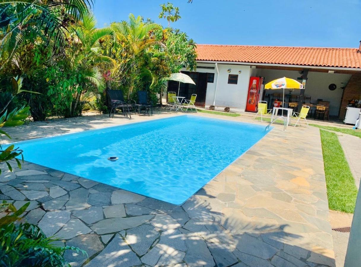 Casa De Praia Estilosa Com Piscina No Condominio-Litoral Norte Bertioga Bagian luar foto