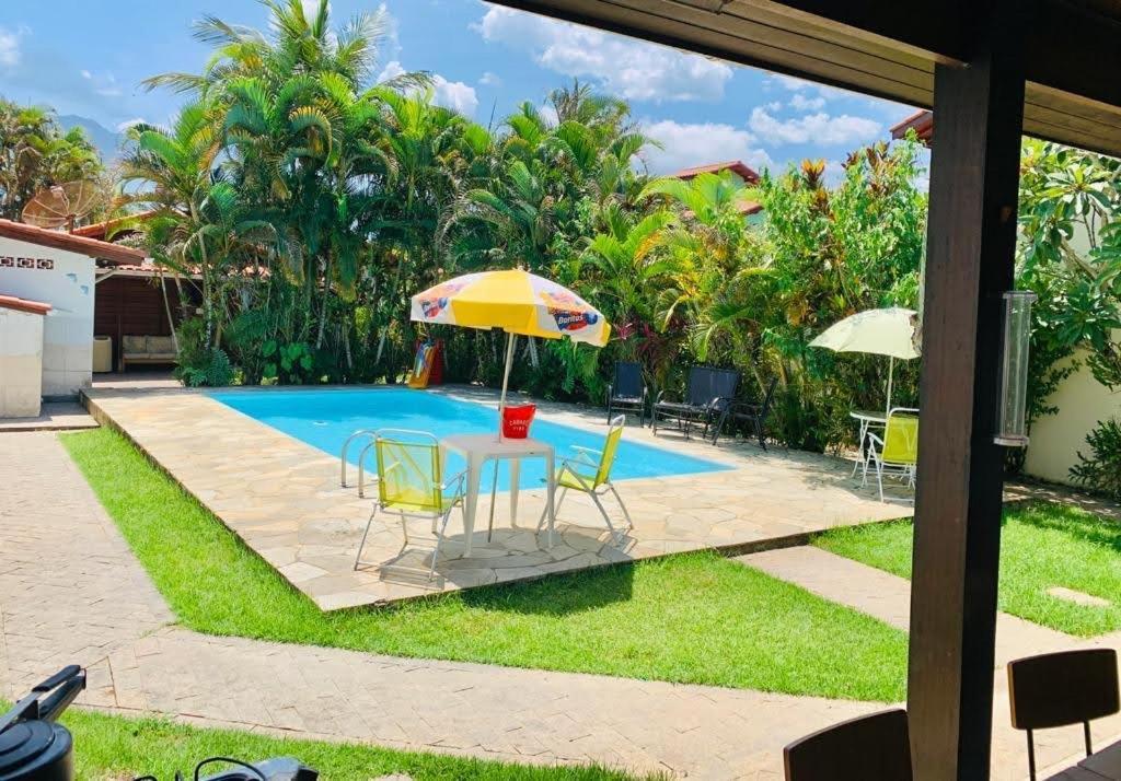 Casa De Praia Estilosa Com Piscina No Condominio-Litoral Norte Bertioga Bagian luar foto